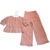 Mini Boden Pink Eyelet Pants & Top Set - Size 7-8Y