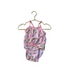 Target Pink & White Striped Kiwi Print Swim Suit - Size 6-9 Mo