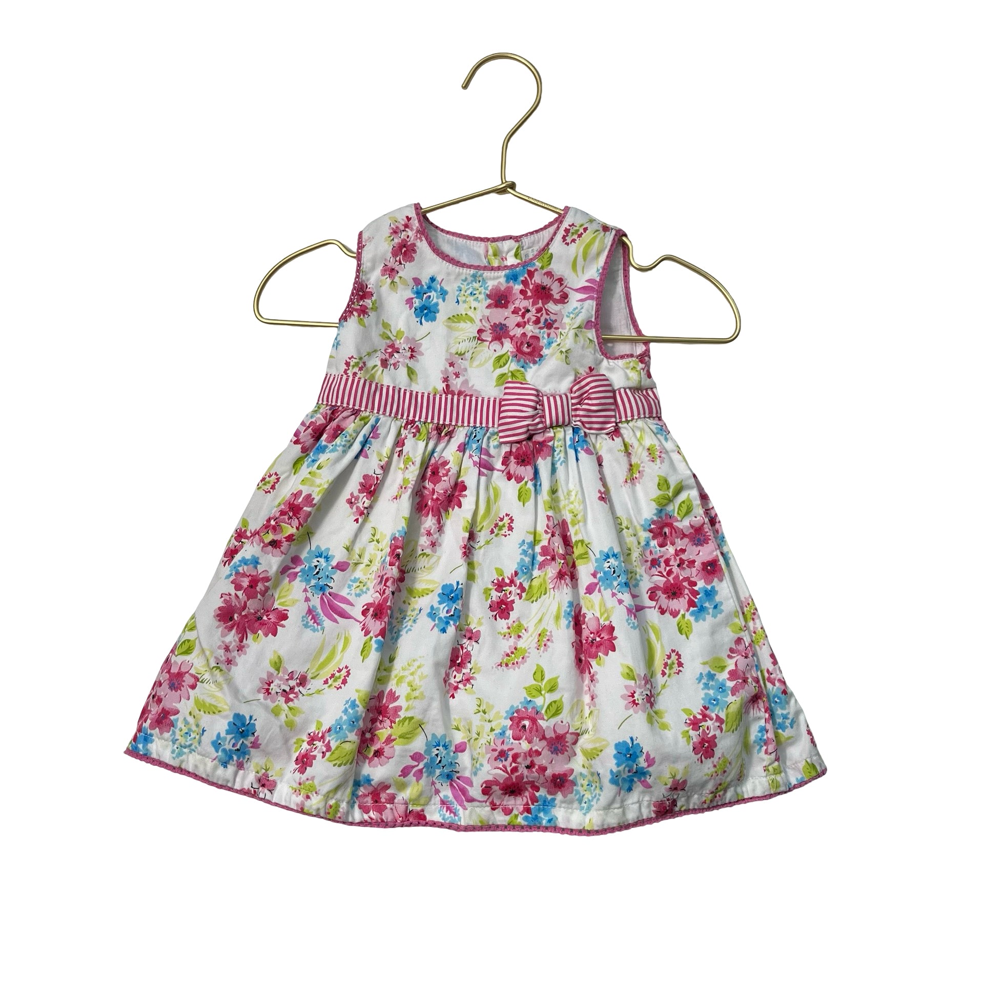 JoJo Maman Bebe Floral Dress - Size 0-3 Mo