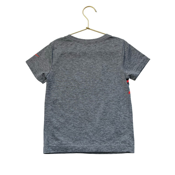Nike Gray Logo Athletic T-Shirt - Size 5
