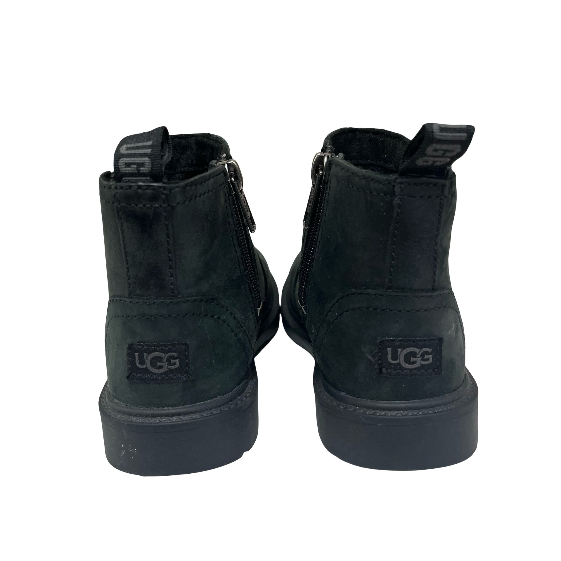 UGG Black Nubuck Ankle Boots - Size 11