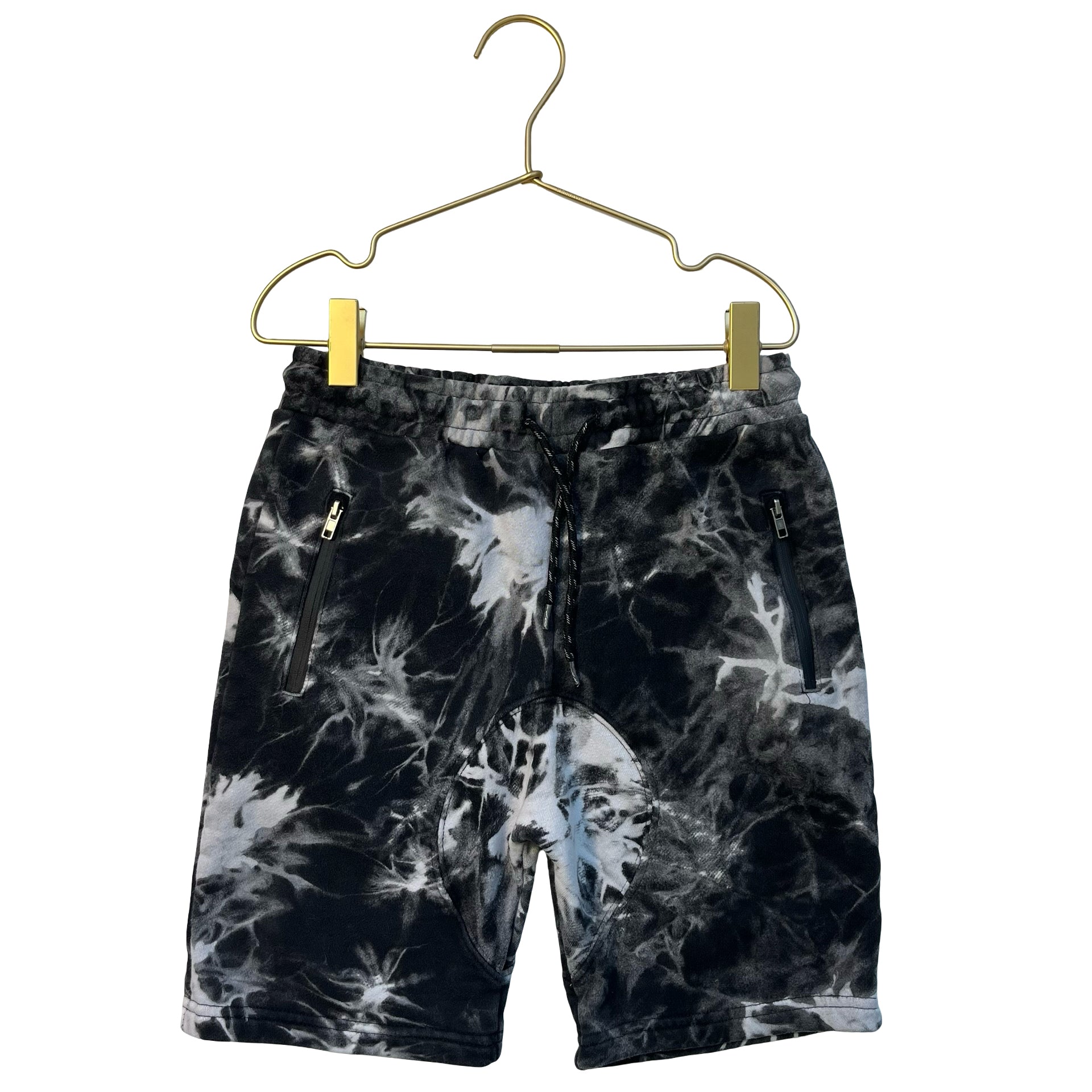 Appaman Black & White Tie-Dye Shorts - Size 7