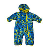 Columbia Sherpa-Lined Blue Animal Face Pattern Bunting - Size 3-6 Mo