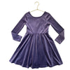 Tea Collection Plum Velvet Dress - Size 6