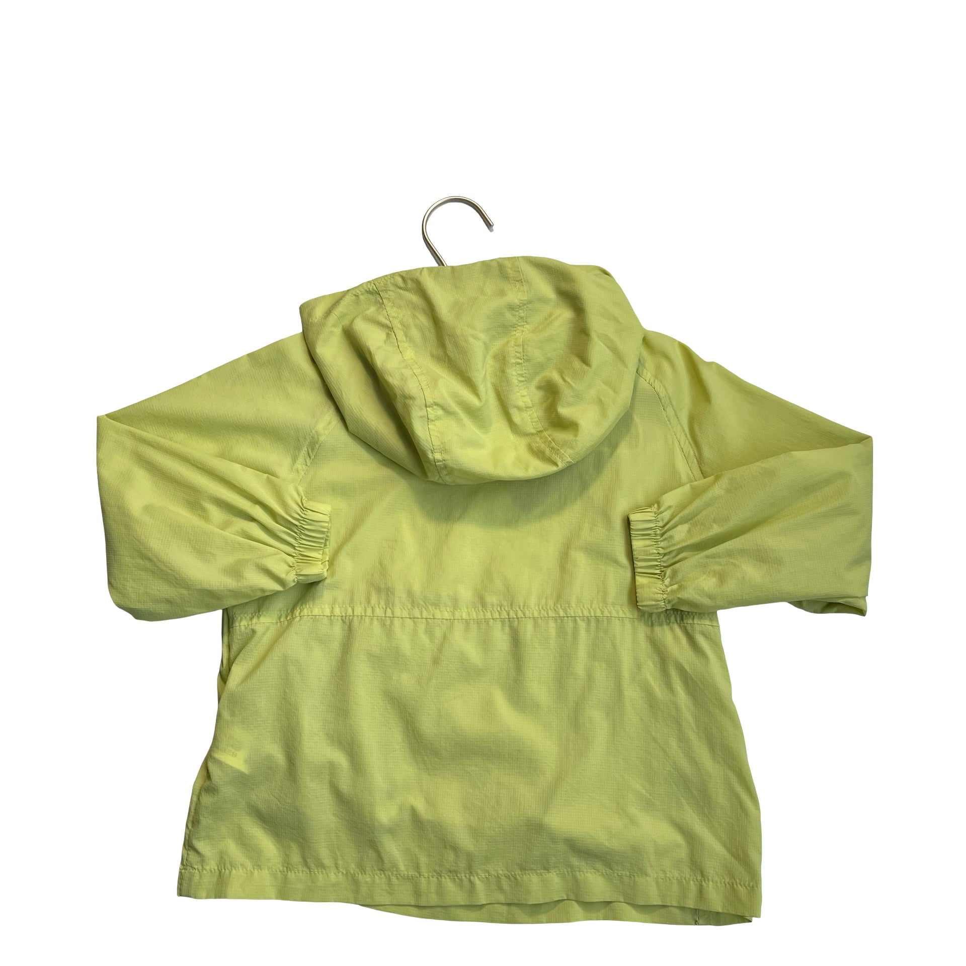 Zara Lime Green Lightweight Pullover Packable Windbreaker Jacket - Size 6