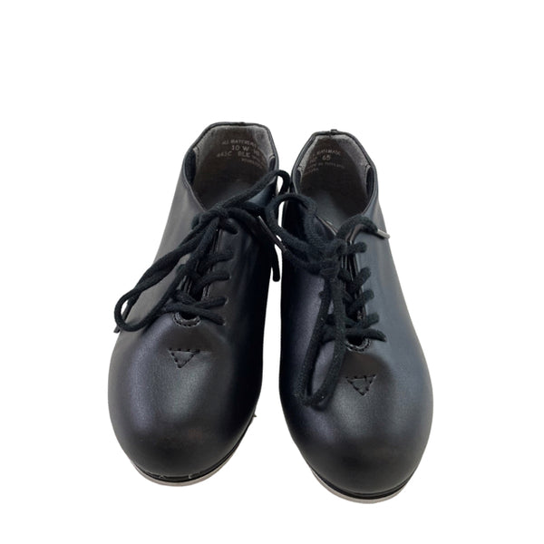 Capezio Black Tie Tap Shoes - Size 10W