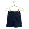 Little Green Radicals Navy & Rainbow Stripe Shorts - Size 12-18 Mo