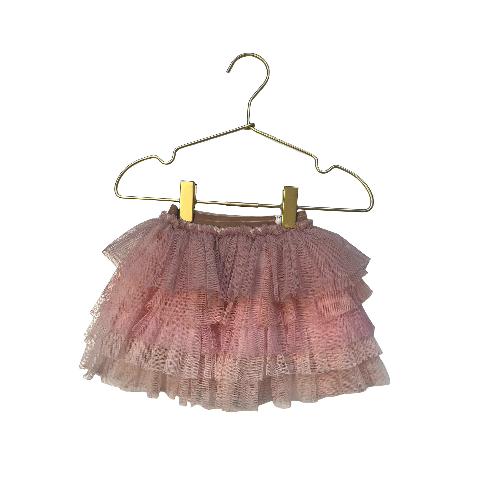Oh Baby! Pink Tiered Tulle Skirt - Size 6-12 Mo