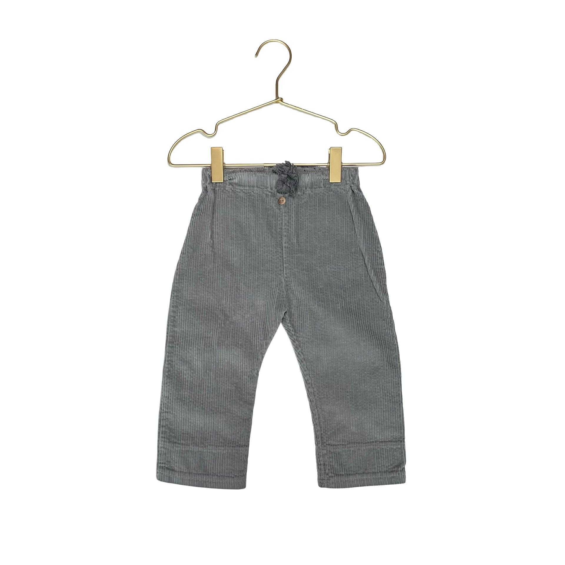 Buho Gray Corduroy Pants - Size 18 Mo