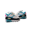 Nike Air Max White, Aqua, Pink, Black Sneakers - Size 4C