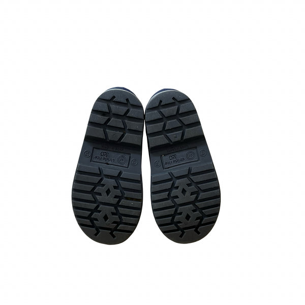 Stride Rite Navy Rain Boots, Removable Gray Lining - Size 9