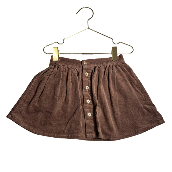 Rylee & Cru Brown Corduroy Skirt - Size 4-5Y