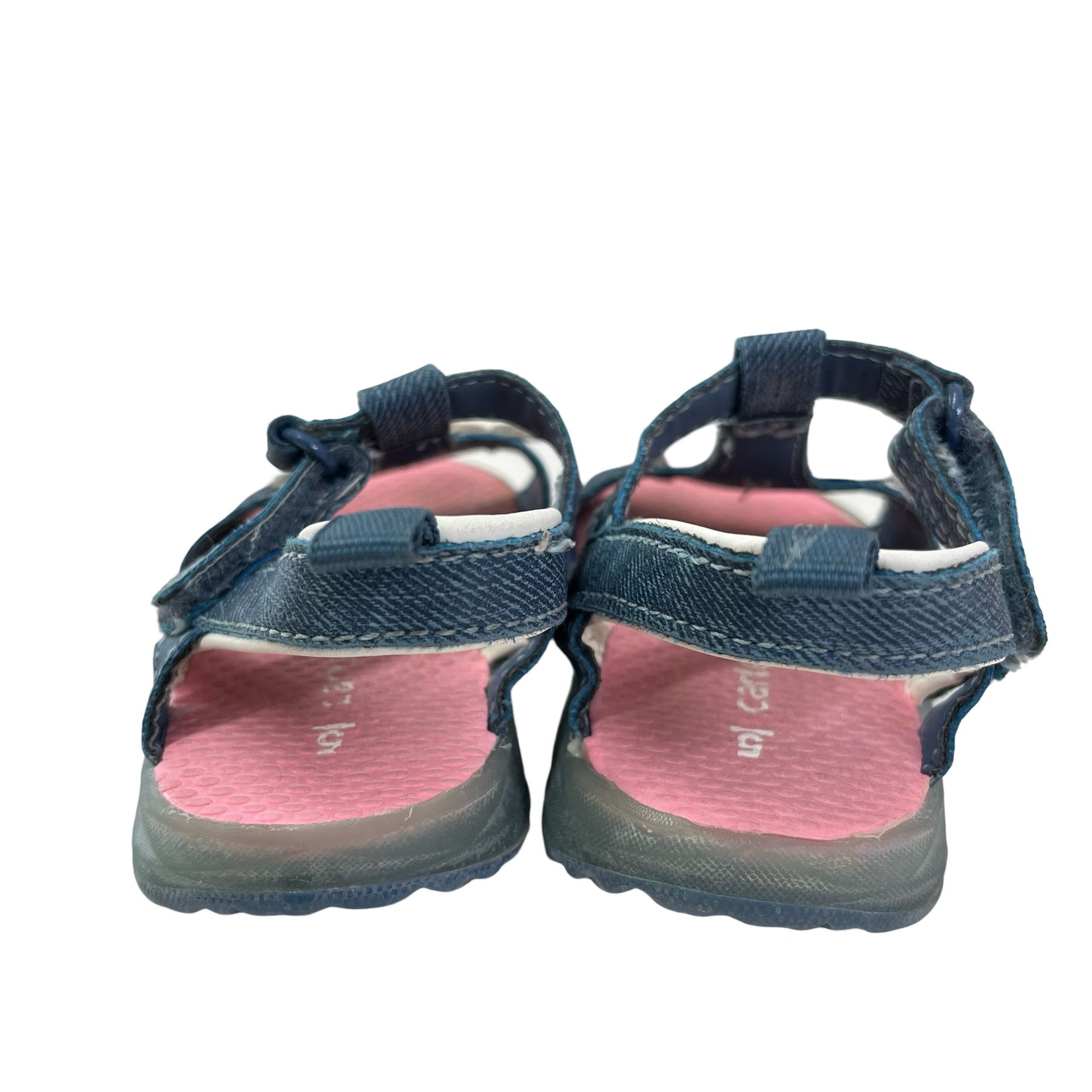 Carter's Denim Daisy Sandals - Size 5