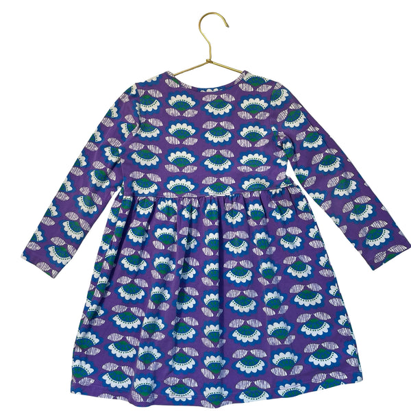 Hanna Andersson Purple Print Dress - Size 5
