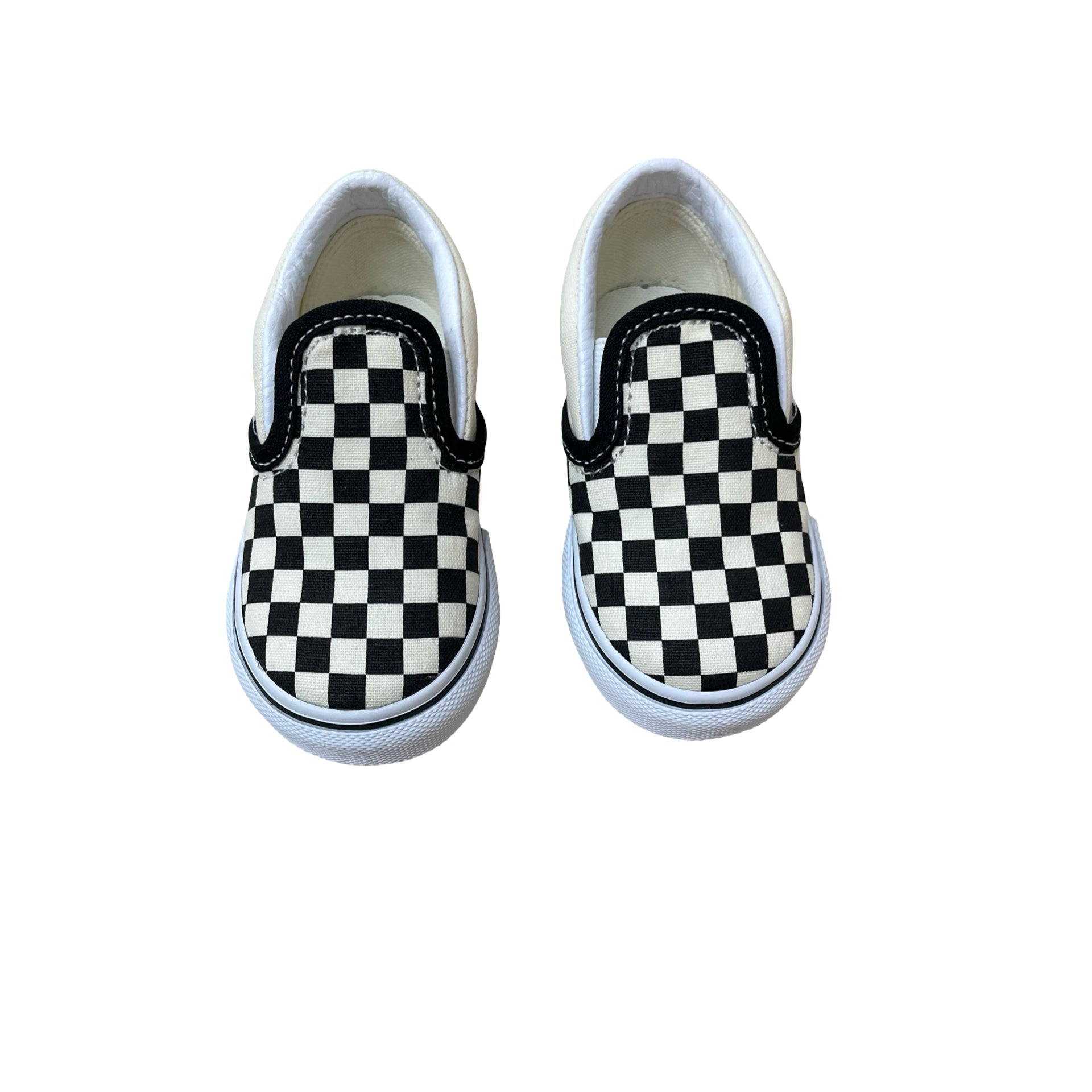 Vans Black & Ivory Checkerboard Classic Slip On Sneakers New in  Box - Size 5