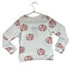 Brokedown Ivory Pumpkin Print Lightweight Sweatshirt - Size 5