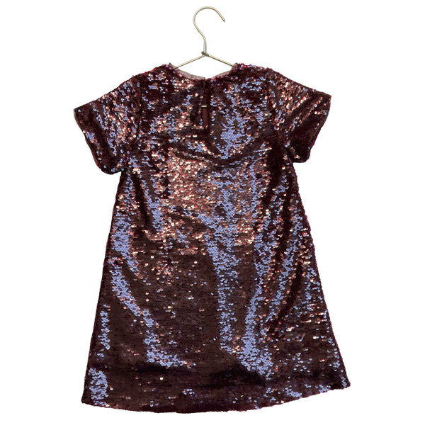 Zara Burgundy Sequin Dress - Size 6