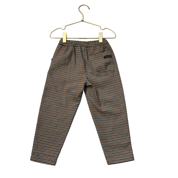 Zara Brown Check Flannel Pants - Size 2-3
