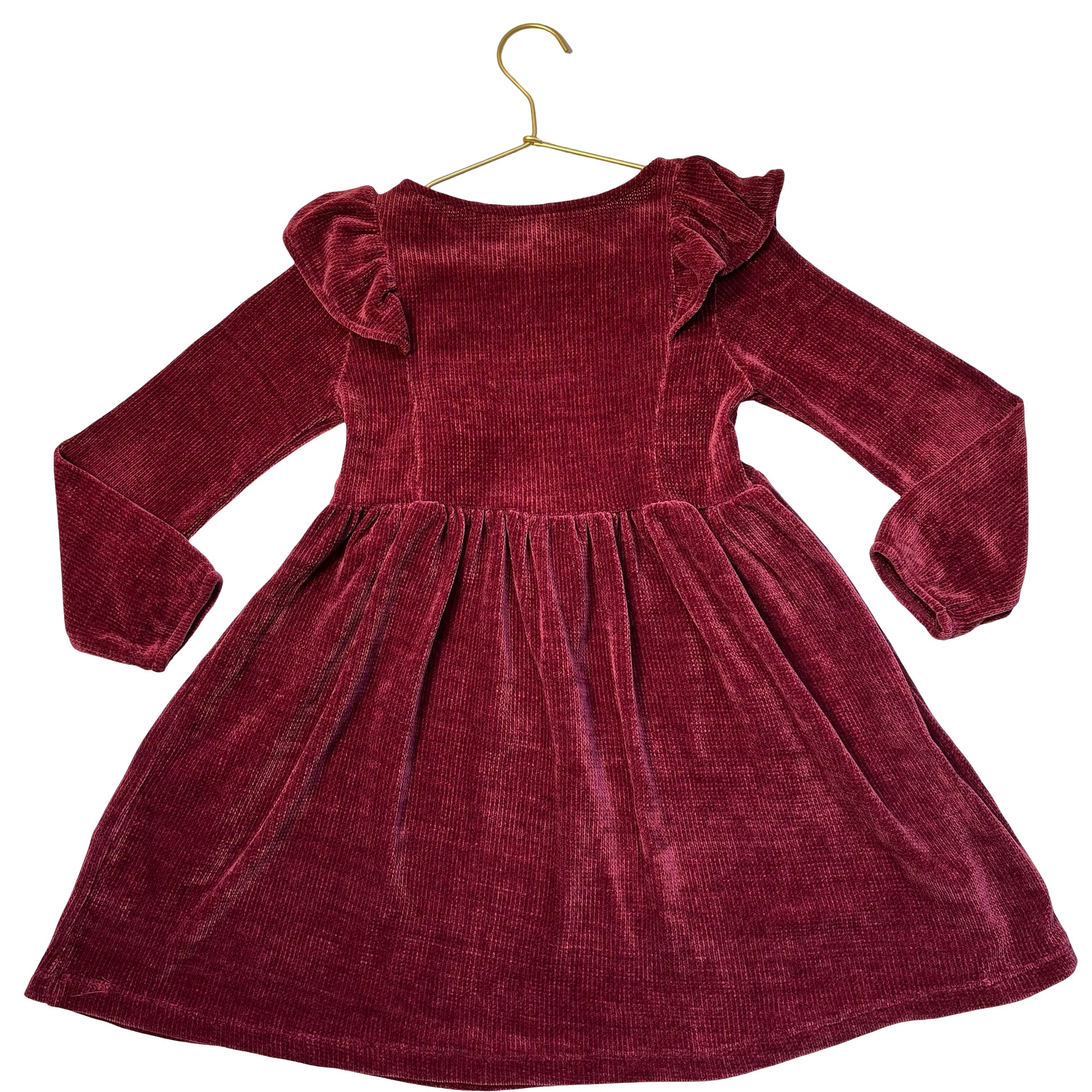 H&M Burgundy Chenille Sweater Dress - Size 6x-7