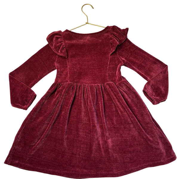 H&M Burgundy Chenille Sweater Dress - Size 6x-7