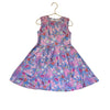 Lola & The Boys Pink & Purple Swifty Print Dress - Size 4