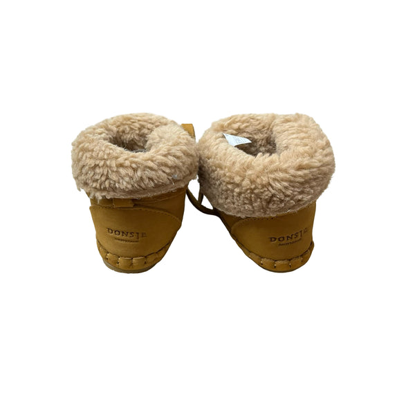 Donsje Tan Shearling Booties - Size 5-6