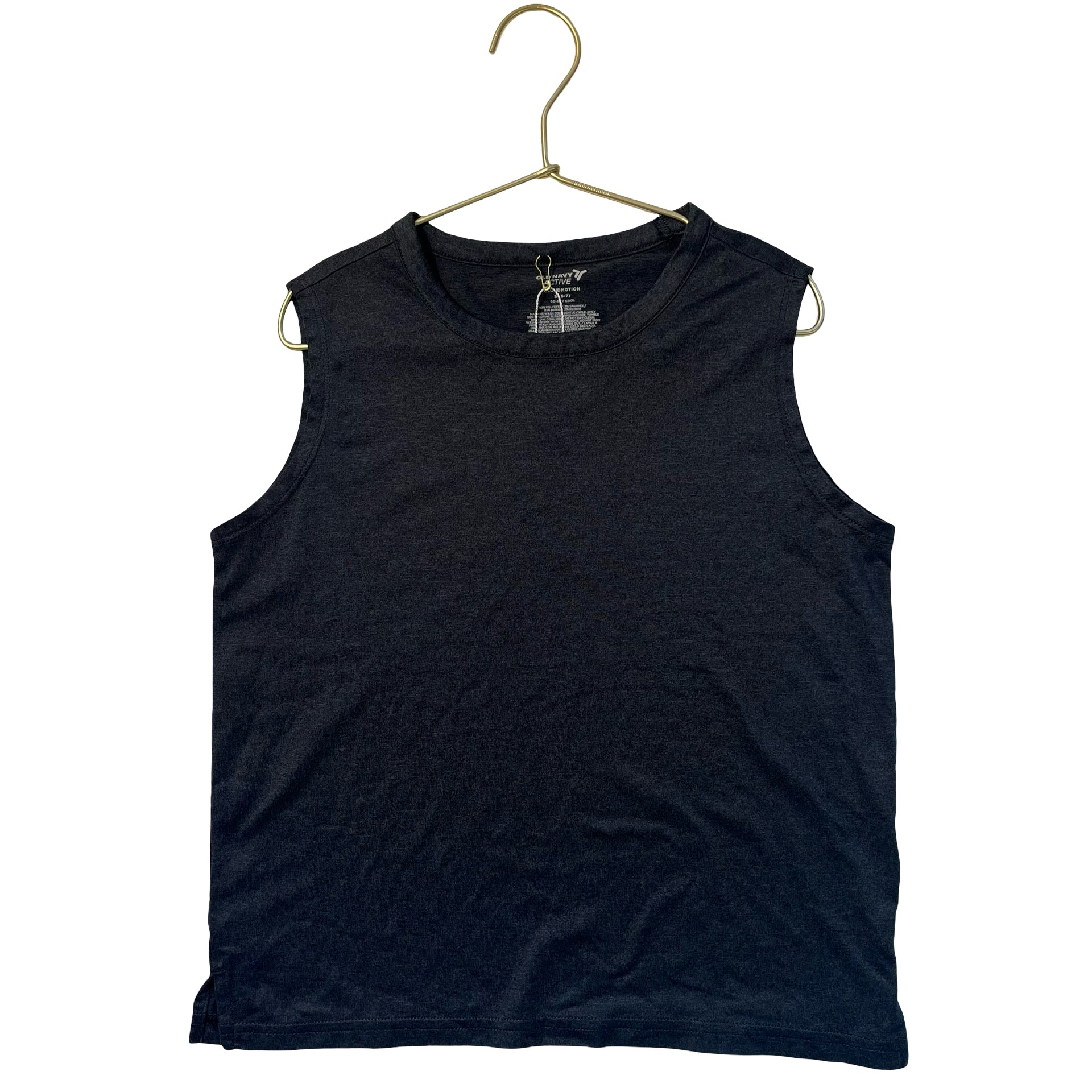 Old Navy Active Dark Gray Tank - Size S 6-7