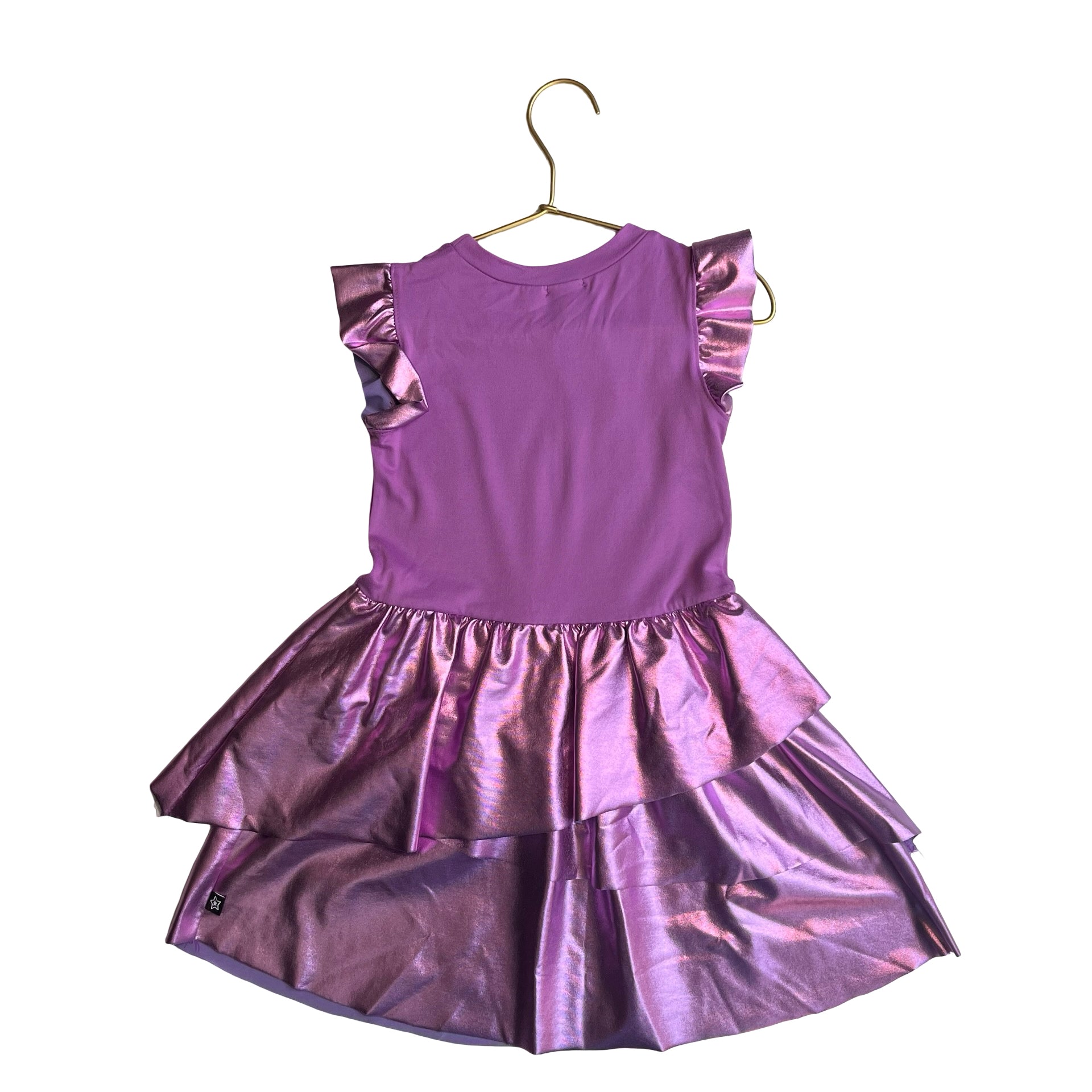 Pixie Lane Purple & Metallic Dress - Size 5