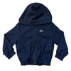 Lacoste Sport Navy Hooded Windbreaker Jacket - Size 3A
