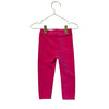 Janie and Jack Pink Ribbed Velour Leggings - Size 12-18 Mo