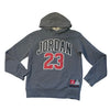 Nike Jordan Gray 'Jordan 23' Hooded Sweatshirt - Size M 10-12