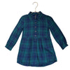 Vineyard Vines Green & Navy Plaid Dress - Size 3T