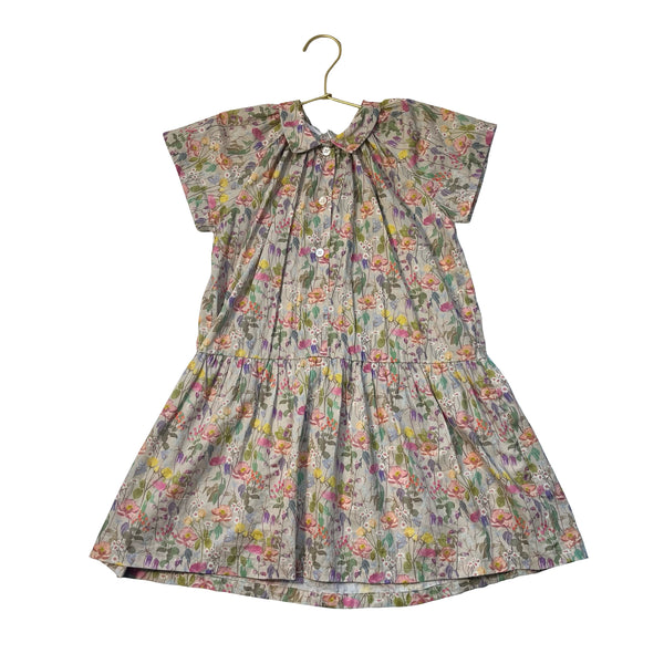 Maike Tan Floral Dress - Size 6Y