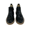 Naturino Black Patent Ankle Boots - Size 27 (10)