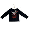 Children's Place Black 'Mummy's Little Monster' Halloween Shirt - Size 3T