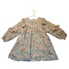 Louise Misha Sage Green Floral Dress - Size 6Y