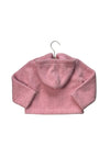 Janie and Jack Pink Hooded Boucle Jacket - Size 2T