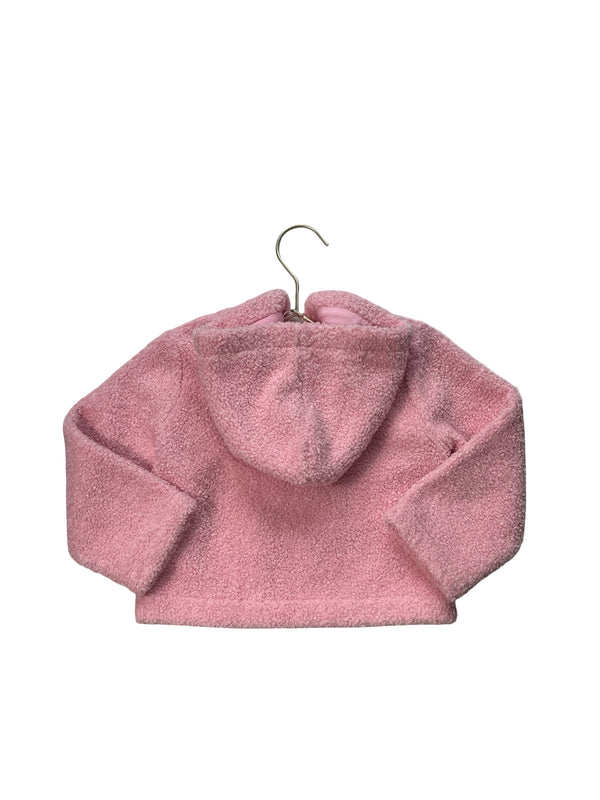 Janie and Jack Pink Hooded Boucle Jacket - Size 2T