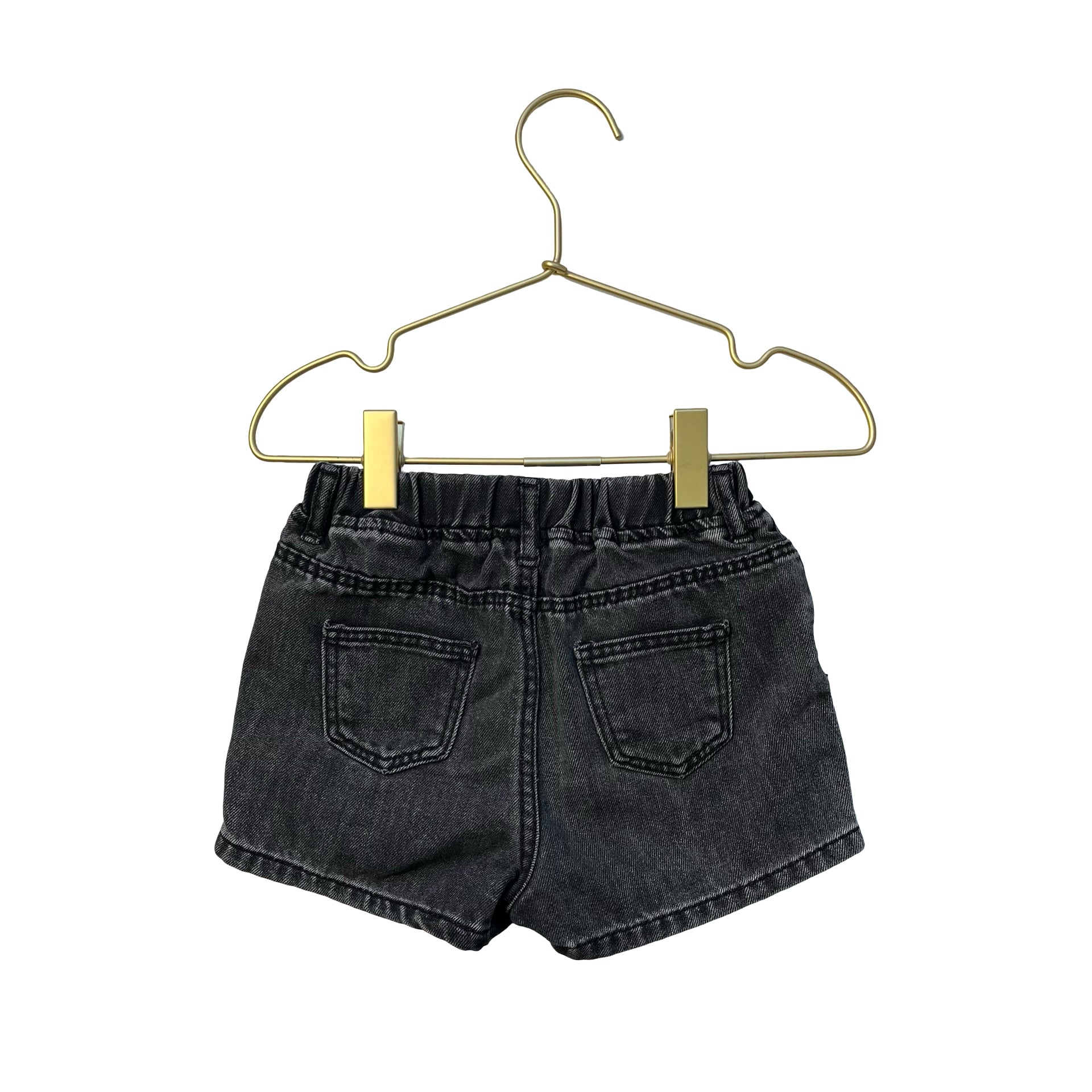 Zara Black Denim Shorts - Size 2-3