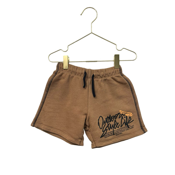 Zara Brown 'Outdoor Style Life' Shorts - Size 5-6