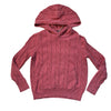 Brooks Brothers Nantucket Red Cotton Cable-Knit Hooded Sweater - Size S 8