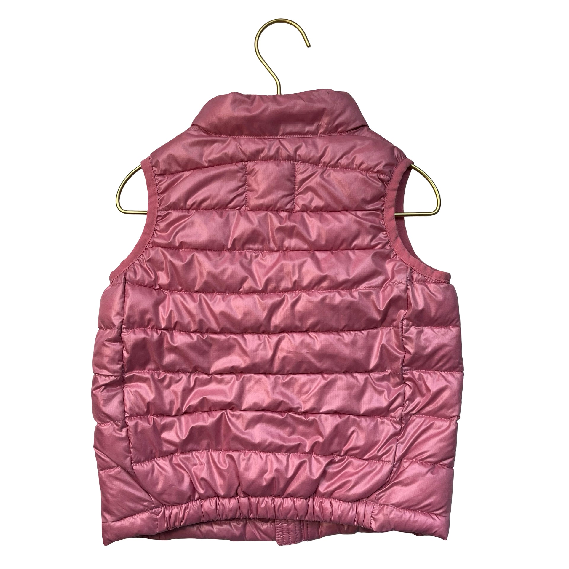 Primary Pink Puffer Vest - Size 4-5