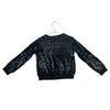 Habitual Black Iridescent Sequin Top - Size 4-5
