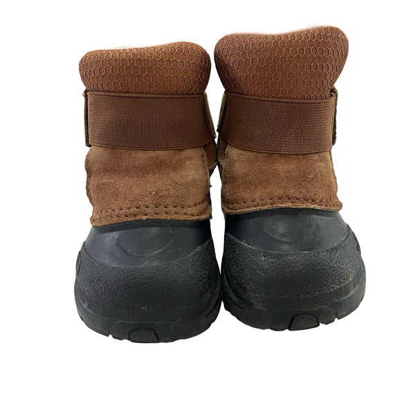 North Face Brown Suede Lined Winter Boots - Size 6