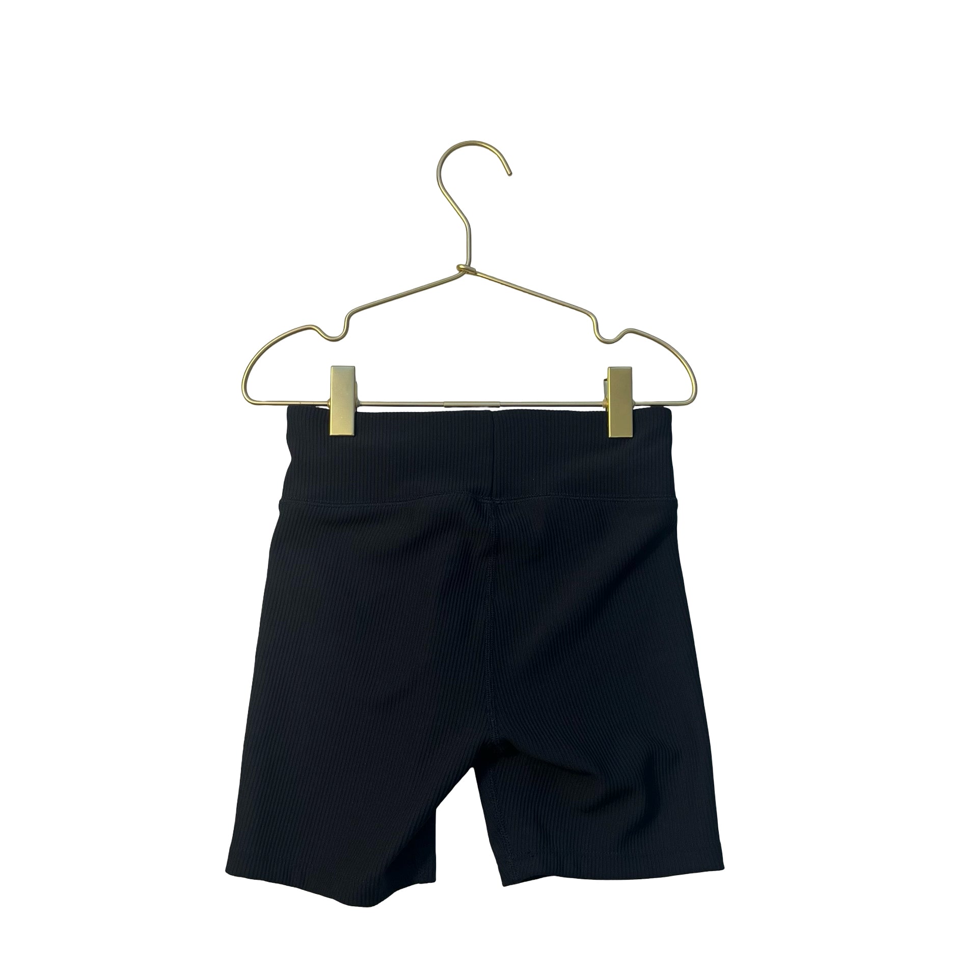 Gap Kids Black Ribbed Athletic Bike Shorts - Size M 8