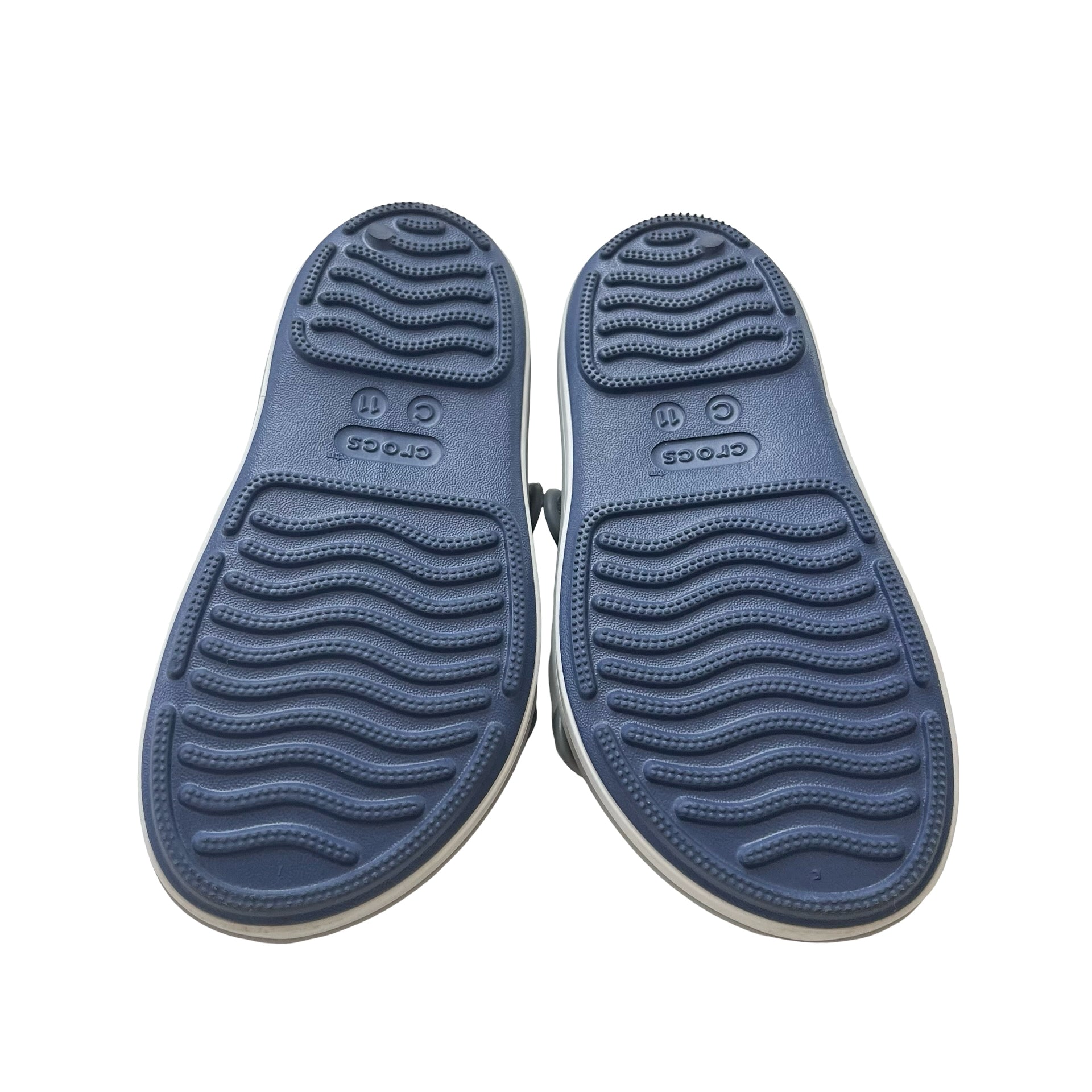 Crocs Navy & Gray Sandals - Size C11