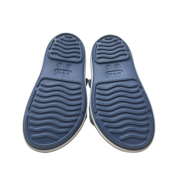 Crocs Navy & Gray Sandals - Size C11