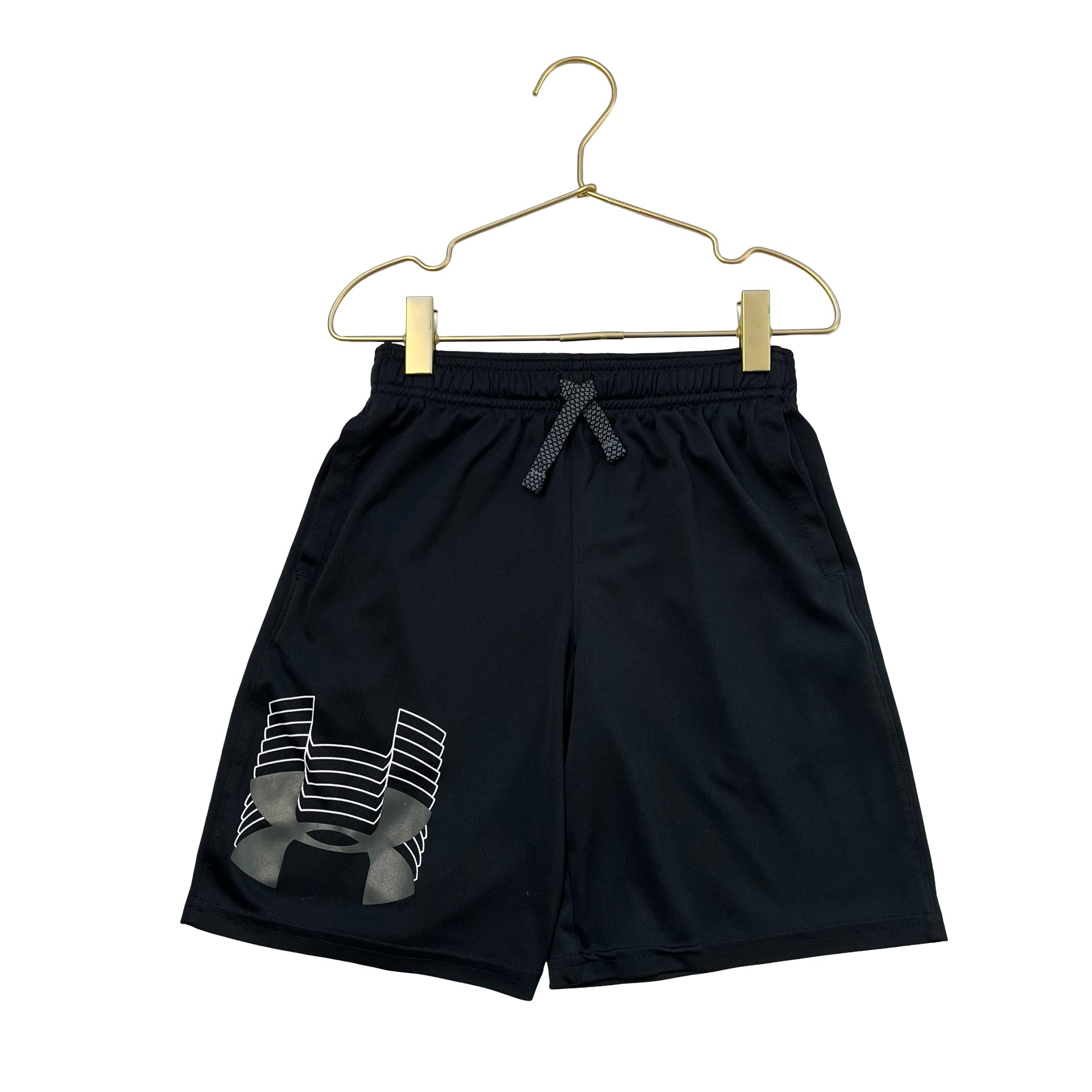 Under Armour Black Athletic Shorts - Size YXS 7