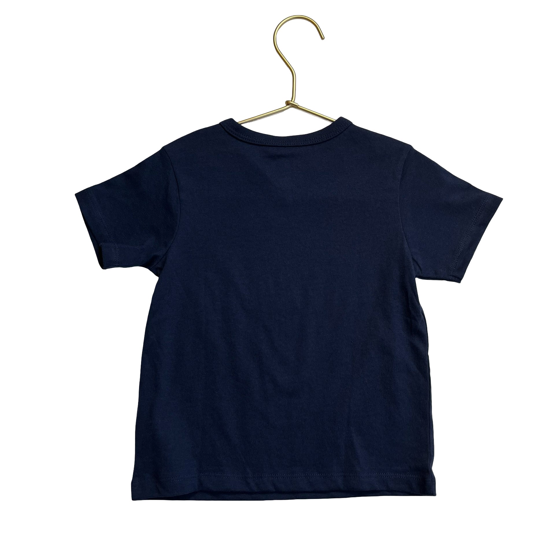 Children's Place Navy & White 'My Name is Trouble' T-Shirt with Tag - Size 2