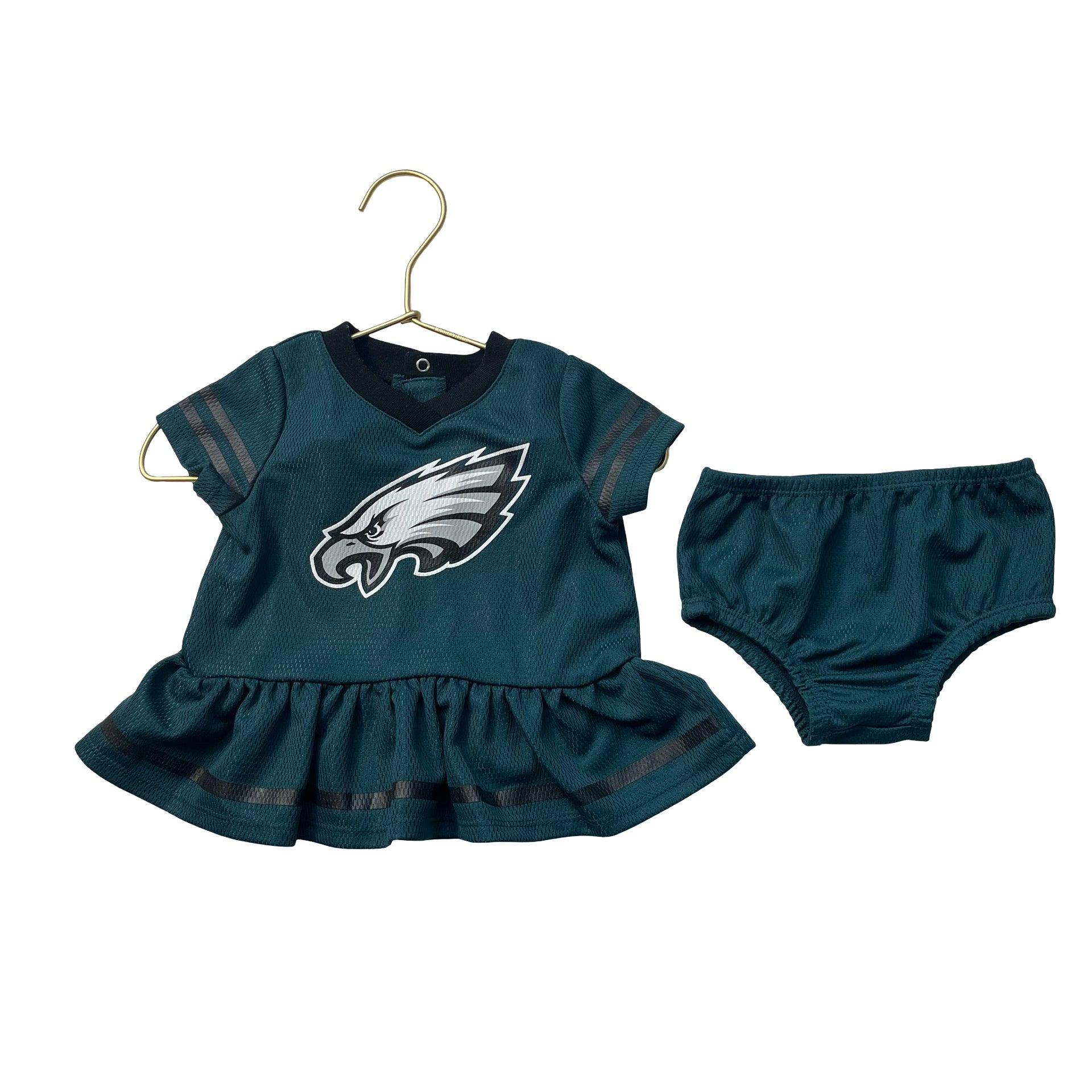 NFL Philadelphia Eagles Green Dress & Bloomers - Size 0-3 Mo